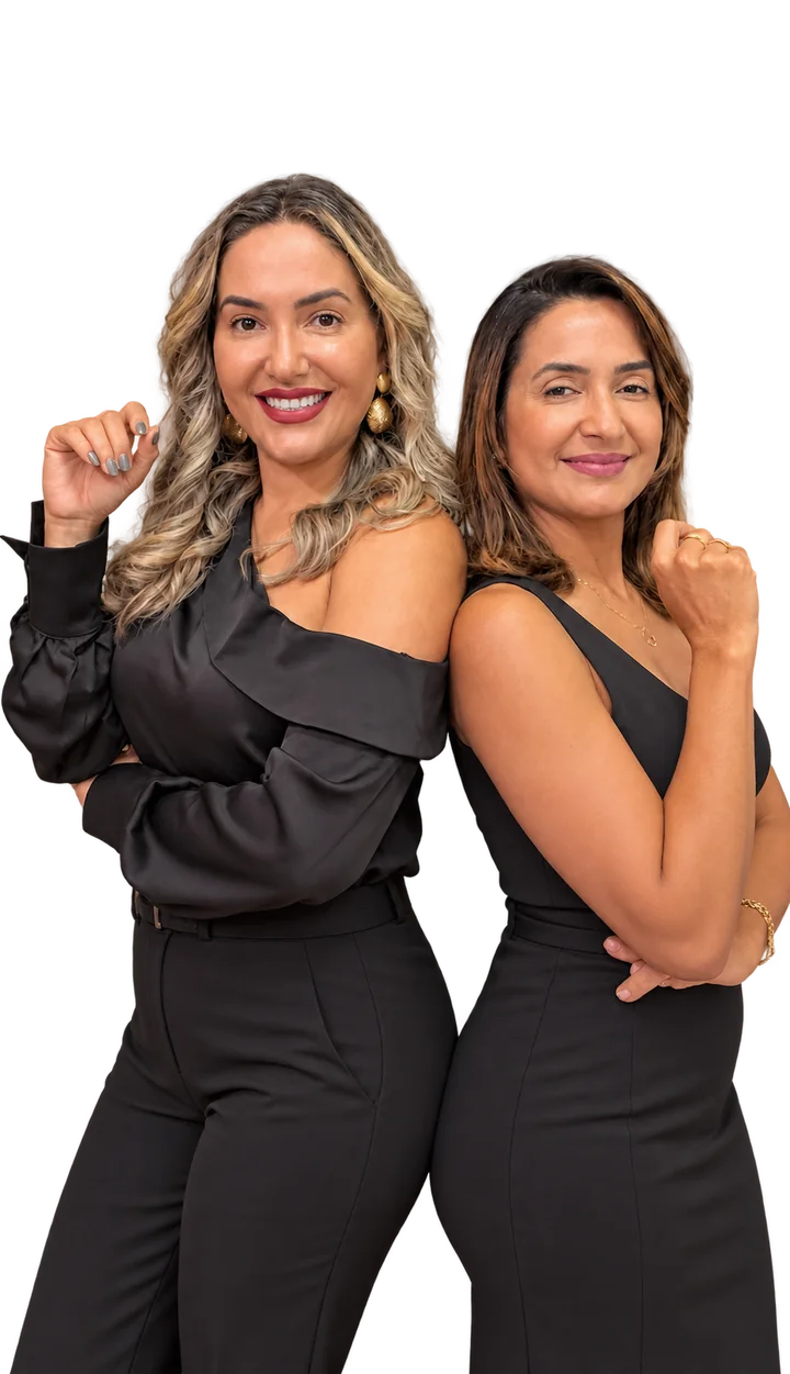 Dra. Juliana Vieira e Dra. Joyce Vieira, fisioterapeutas e sócias da Fisio & Saúde
